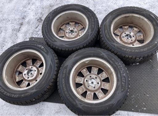 リンカーン ナビゲーター 純正ホイール スタッドレスバリ山 275/60R18ダンロップ