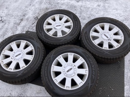 リンカーン ナビゲーター 純正ホイール スタッドレスバリ山 275/60R18ダンロップ