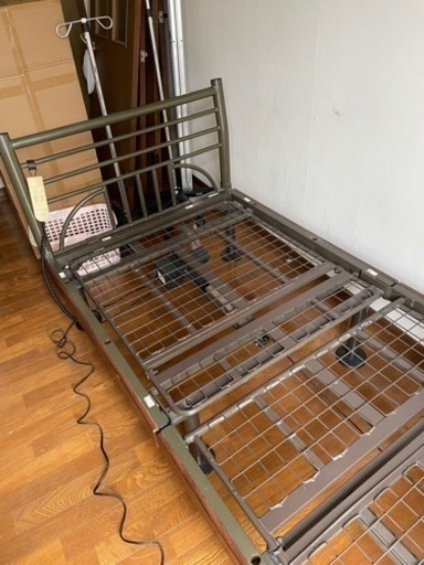 【美品】介護ベッド　ベッド　リクライニングベッド