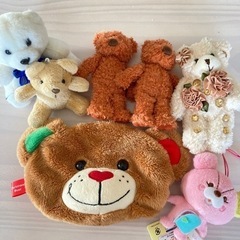 テディベア くま ぬいぐるみ 7点