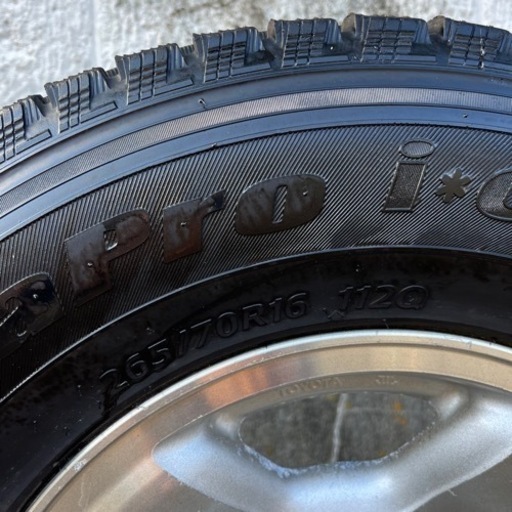 【最終価格】【静岡市/手渡し】265/70R16 ハイラックスサーフ　RZN185W 純正アルミホイール 4本セット　プラド  etc