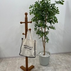 木製　ポールハンガー　高さ136cmの画像