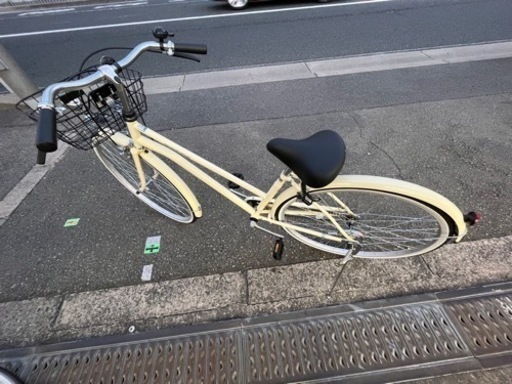 カゴ付き自転車(2022年1月購入)