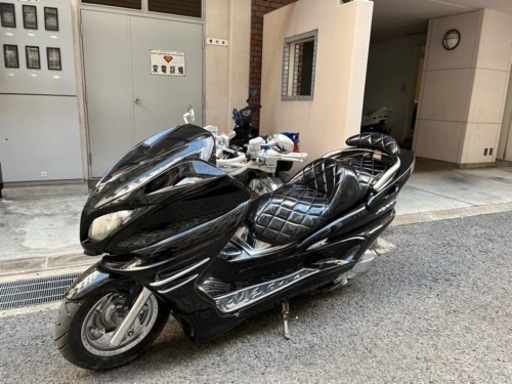 【YAMAHAマジェスティーc】オールブラックフルカスタム　低走行スピーカー2発
