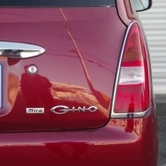 この赤🧡この形🚗可愛すぎる💫　ダイハツ☆ミラジーノ