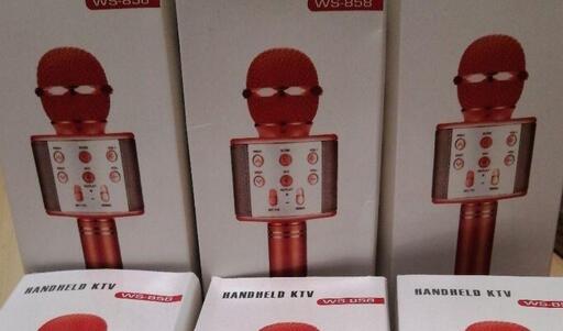 黒　セット　家庭用 ktv 多機能マイク　Wireless Microphone\nSpeaker  Bluetooth
