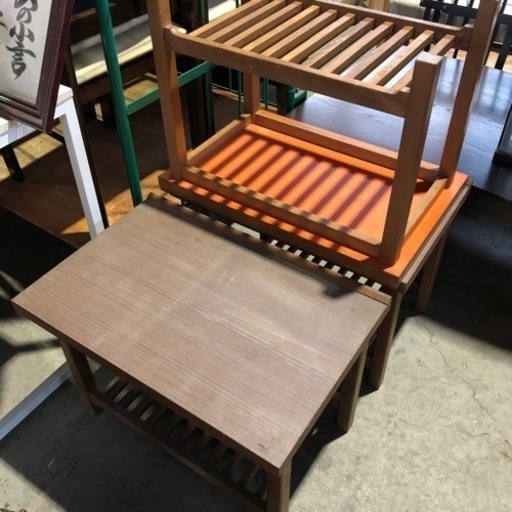 3台あります！コンパクト 昭和レトロ テーブル 60×40×43cm