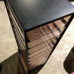 スチール 10段 小物収納 大量収納 30×40×106cmの画像