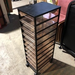 スチール 10段 小物収納 大量収納 30×40×106cmの画像