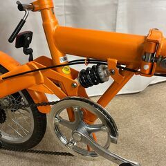【北見市発】折りたたみ自転車 K60224040 16インチ (E1573yxY)の画像