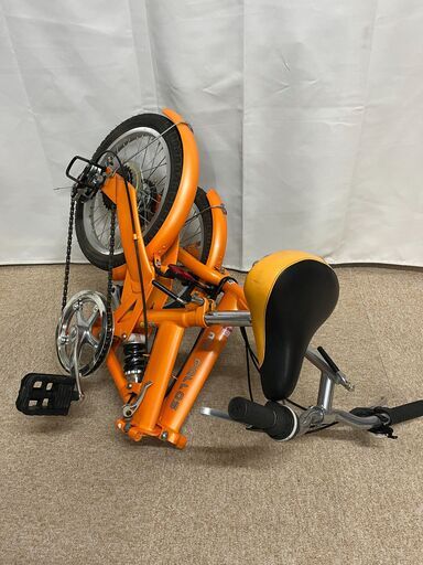 【北見市発】折りたたみ自転車 K60224040 16インチ (E1573yxY)