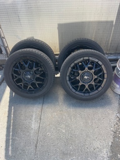 MIDナイトロパワーM28バレット-KC/5J-15インチ 中古4本セット