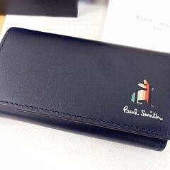 新品未使用  ポールスミス レザー 4連キーケース ネイビー 紺色 ブルー系 Paul Smith 札幌 中央区の画像