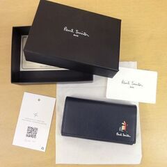 新品未使用  ポールスミス レザー 4連キーケース ネイビー 紺...