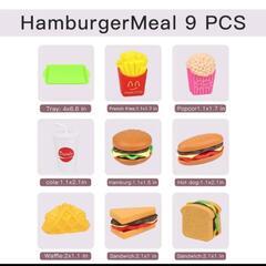 新品　ままごと9点おもちゃセット　お子様やお孫様、または磁石つけてマグネットに！の画像