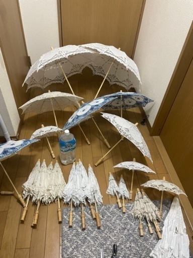 レース日傘　3サイズミックス