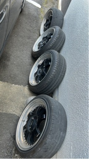 15インチ 6.5j 4穴 PCD100 ホイールタイヤ付き 急募