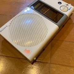 再値下　中古美品　SONY防水ラジオ　FM AM