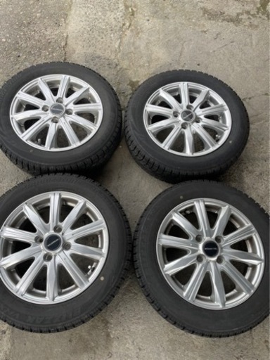 スタッドレスタイヤ　ホイールセット　BLIZZAK VRX 155/65R14 2019年製