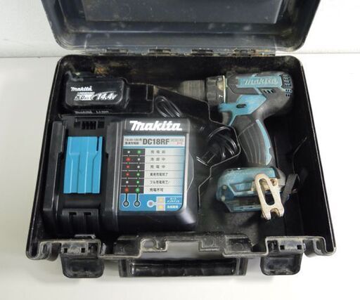 現状品 makita 14.4V コードレス 充電式ドライバドリル DF470D 急速充電器+バッテリ1個セット DIY マキタ ☆ 札幌市 北区 屯田