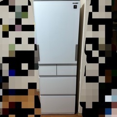 21年製 SHARP 冷蔵庫 SJ-G413G-W 5ドア 製氷機未使用 412L ホワイト