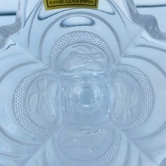 KAMEI GLASS JAPAN 花瓶 CRYSTAL PbO カメイ 24%の画像