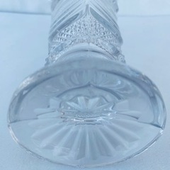 KAMEI GLASS JAPAN 花瓶 CRYSTAL PbO カメイ 24%の画像