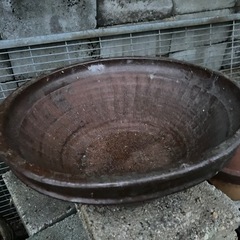 【値下げしました】平らな陶器の画像