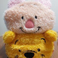 【美品】プー&ピグレット　くたくた　ぬいぐるみの画像