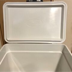 クーラーボックス 大型 54QT スチールベルト クーラー シルバの画像