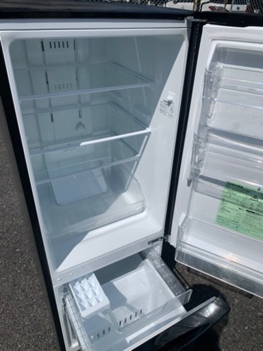 九州市内で配送無料　保証付き 東芝 TOSHIBA GR-R15BS（K） [冷蔵庫 （153L・右開き） 2ドア メタリックブラック