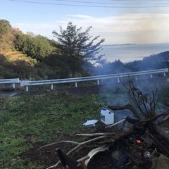 プライベートキャンプ場　徒歩キャンプ　海一望　300坪程度