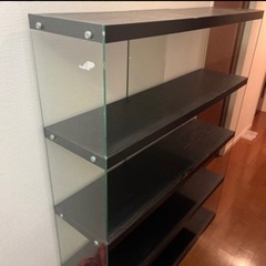 フランフラン　モダンガラスシェルフ　の画像