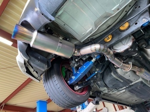 86 BRZ ワンオフチタンマフラー