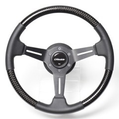 TRUST カーボンステアリング