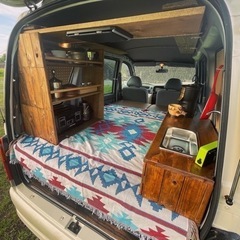 最終値下！動画あり！車中泊仕様！ダイハツハイゼット ソーラーパネ...