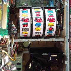 パチスロ実機】ユニバーサル☆初代 ハナビ HANABI（4号機）【オート