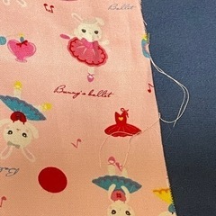 あまった生地　うさぎバレエの画像