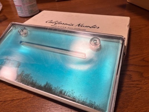 カリフォルニアナンバー ナンバーカバー