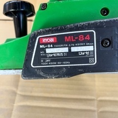 購入者決まりました　RYOBI 電動カンナML-84の画像