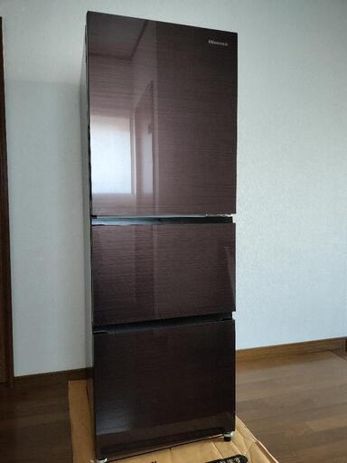 【HISENSE】HR-G2801BR ハイセンス 3ドア冷凍冷蔵庫 282L 2019年製 【動作品】