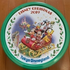 ディズニー　お菓子の空き缶　クリスマス