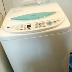 値下げ❗️🏠豊中市蛍池駅より❗️SANYO⭐️洗濯機6.0kg❗...