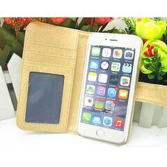 【新品未使用】iPhone 8 Plus iPhone 7 Plus 5.5インチ ブラウン 手帳型 カバー カード収納 チェック柄 スタンド レザー  マグネット シンプル ストラップ  アイフォン ハードケース 薄型 軽量 ワイヤレス充電  ポリカーボネート  Apple アップル アイフォン アイホン  携帯保護カバー 薄型 ソフト 軽量 卓上 落下防止 すり傷防止 指紋防止 耐衝撃 の画像