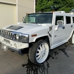 ハマー H2 サンルーフ ローダウン 4WD 26インチ 6人乗り