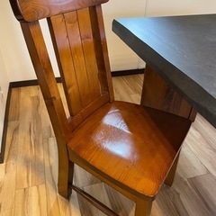 ダイニングテーブル　椅子2脚セット　定価8万