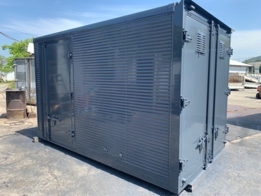 No.770 アルミバン 2ｔ 車  アルミ 箱 バイク 倉庫 トラック コンテナ 米 保管庫 物置 DIY