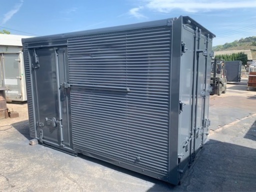 No.768 アルミバン 2ｔ 車  アルミ 箱 バイク 倉庫 トラック コンテナ 米 保管庫 物置 DIY