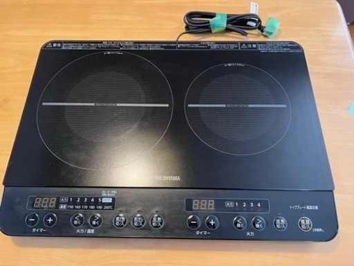 アイリスオーヤマ　2口　IHコンロ