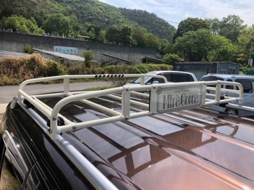 ダイハツ純正　ミラココア　ルーフキャリア